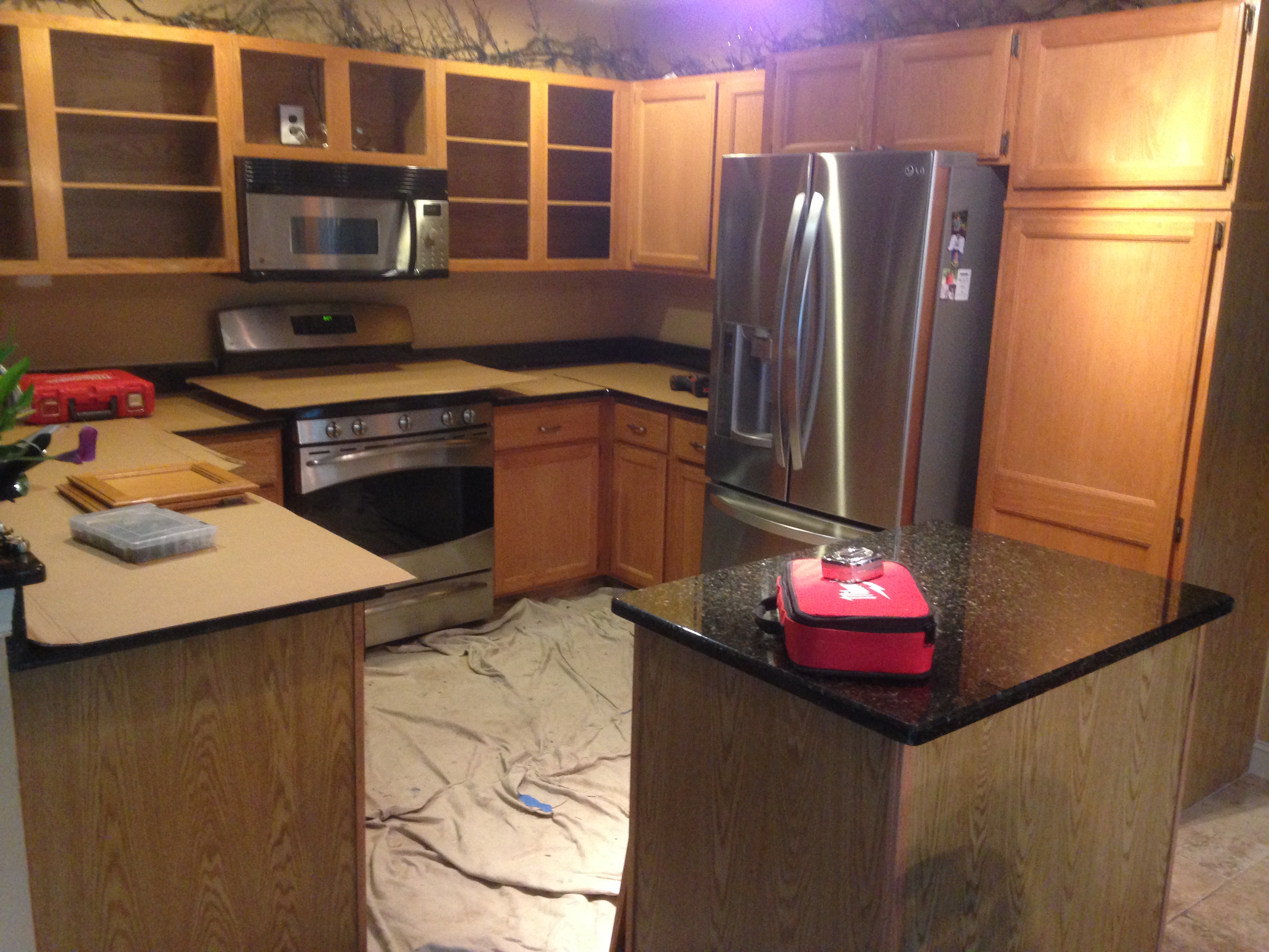 Kitchen Refacing Oak To Bright White Capital Kitchen Refacing