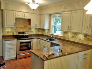 after kitchen refacing