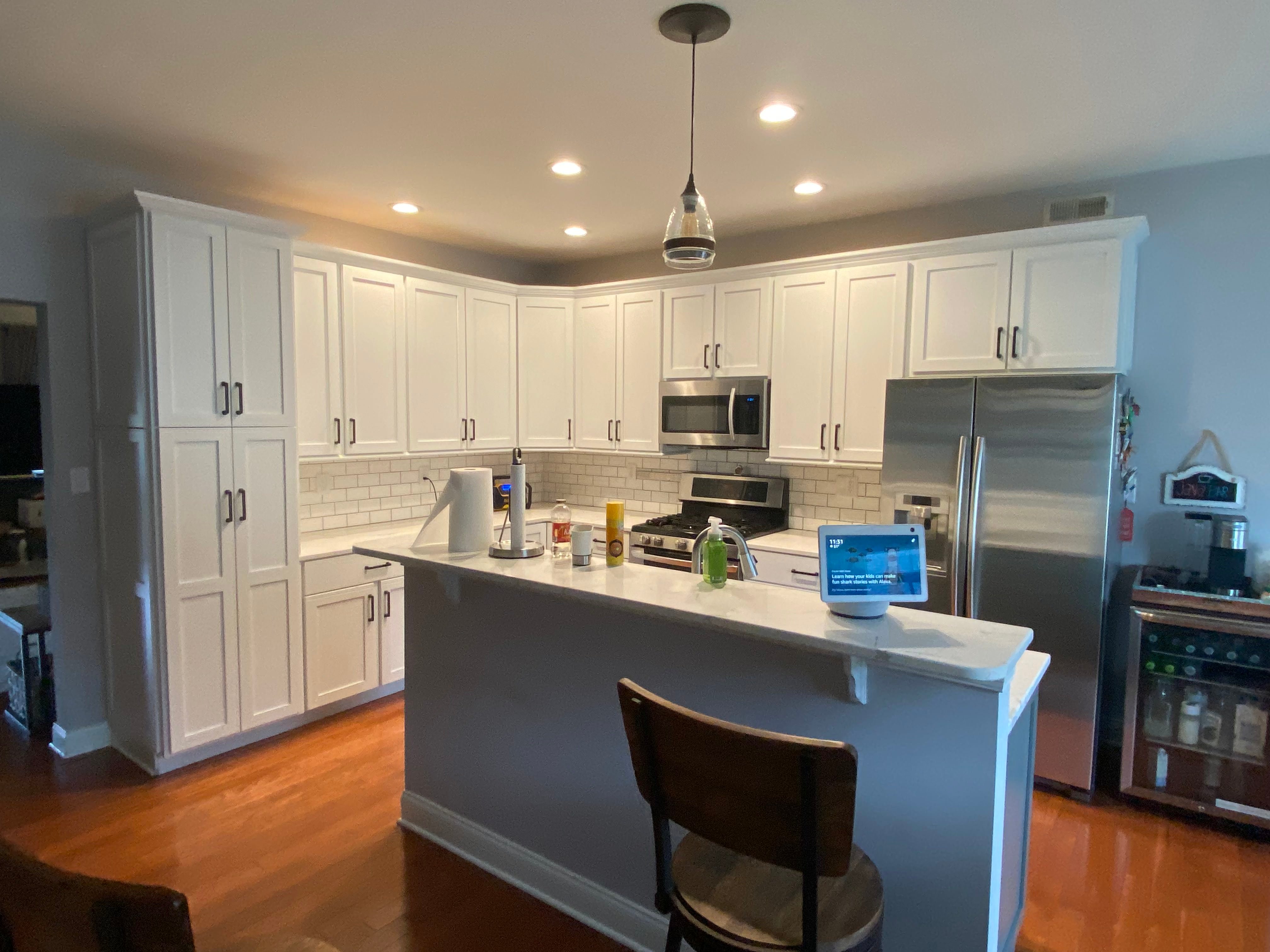 kitchen refacing project after