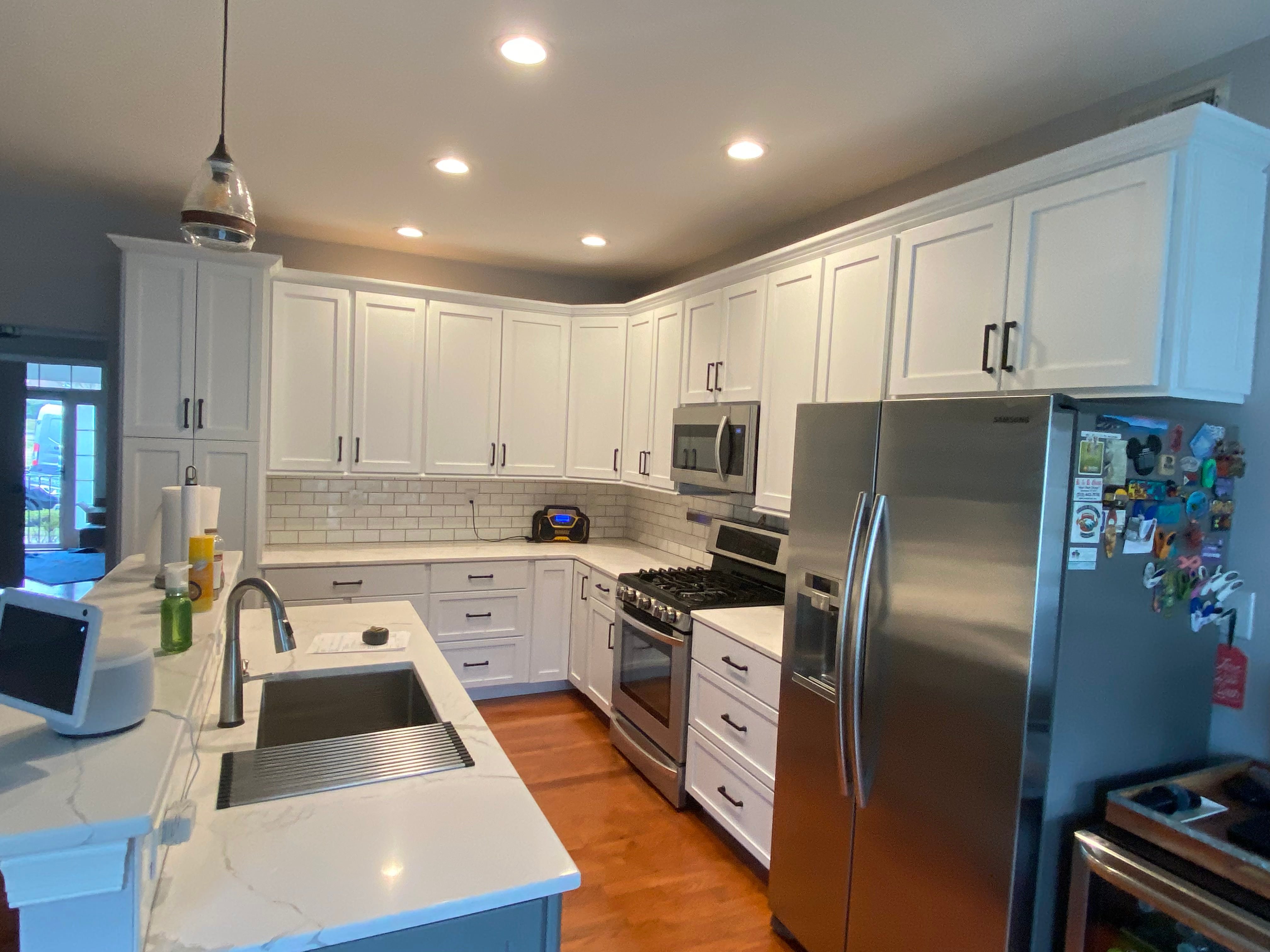 kitchen refacing project after